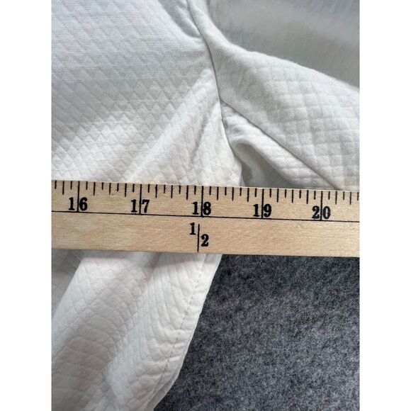 Rag & Bone Abby Jacket Womens XS White Cotton Relaxed Fit Open Belted Minimalist - Picture 7 of 13